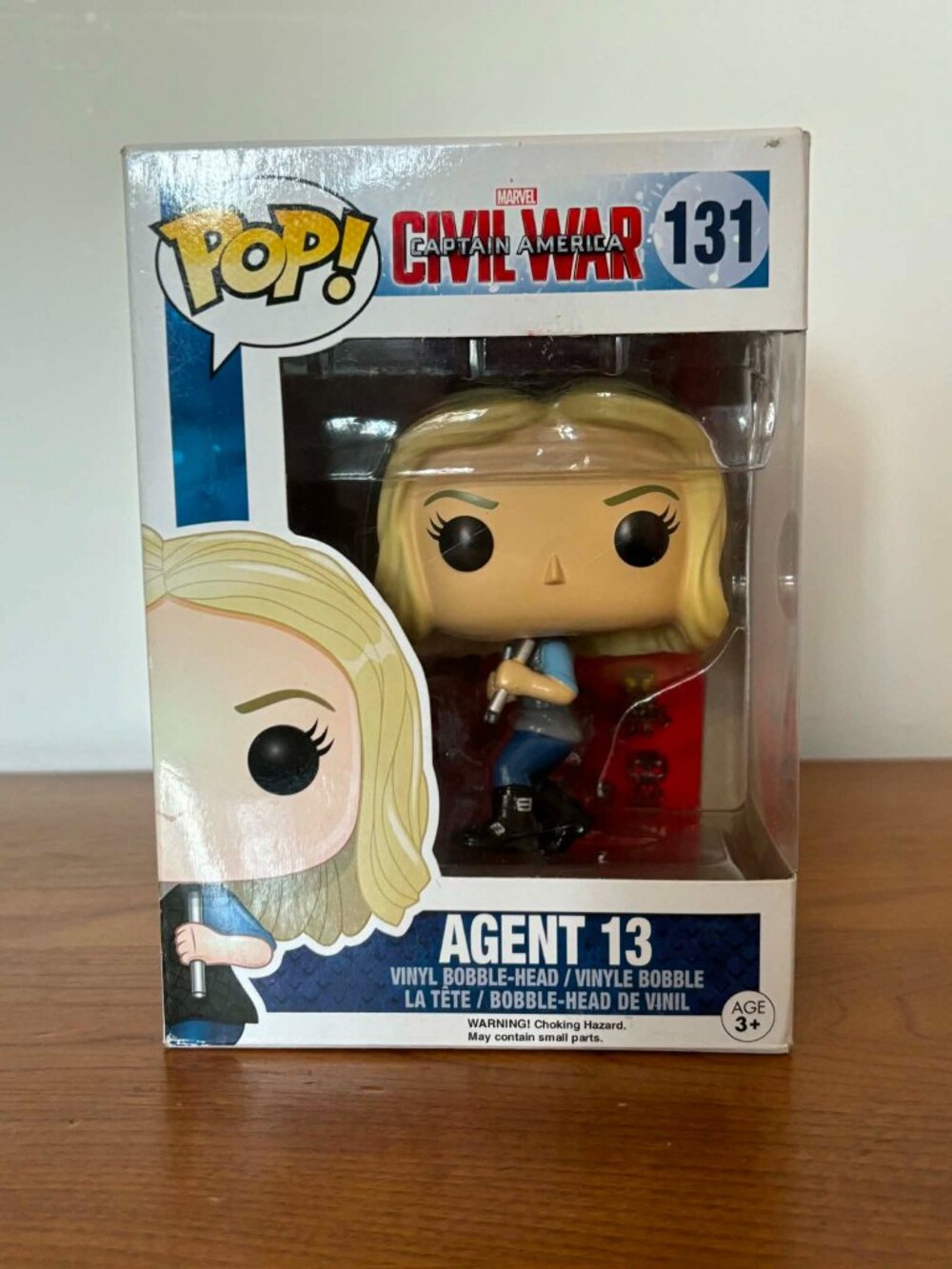 Funko Pop! Agent 13 #131 | Captain America Civil War | Marvel Vinyl Figure